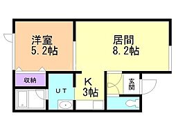 間取図画像 1LDK