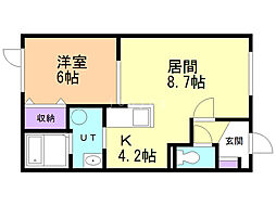 間取図画像 1LDK