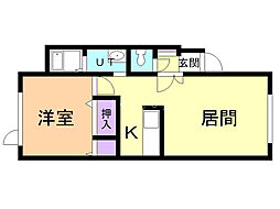 間取図画像 1LDK