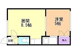 間取図画像 1LDK