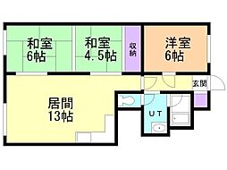 間取図画像 3LDK