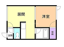 リバーサイド北都 1階