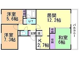 間取図画像 3LDK