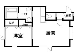 間取図画像 1LDK