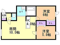 レジェンドカレン 2階