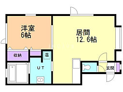 間取図画像 1LDK