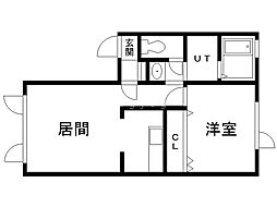 サクセス 1LDKの間取図画像