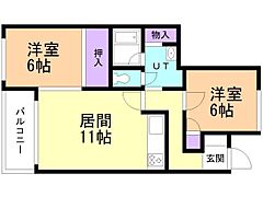物件の間取り