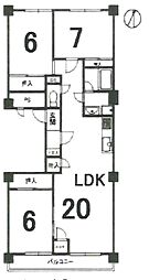 間取図画像 3LDK
