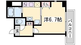 ラ・フォンテ三宮旭 505 ｜ 兵庫県神戸市中央区旭通１丁目（賃貸マンション1K・5階・23.01㎡） その2