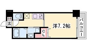 レジデンス神戸グルーブＨａｒｂｏｒWest 502 ｜ 兵庫県神戸市兵庫区兵庫町２丁目（賃貸マンション1K・5階・25.20㎡） その2