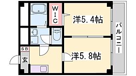 クレール久保 301 ｜ 兵庫県神戸市北区谷上西町（賃貸マンション2K・3階・36.00㎡） その2