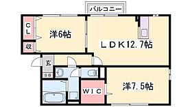 ブリックガーデン 202 ｜ 兵庫県神戸市北区鹿の子台南町２丁目（賃貸アパート2LDK・2階・62.62㎡） その2