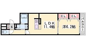 グリーンビラ大谷 202 ｜ 兵庫県神戸市長田区大谷町２丁目（賃貸アパート1LDK・2階・43.72㎡） その2