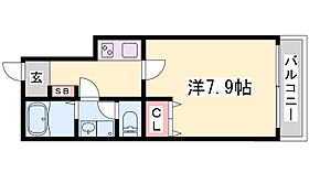 シェリル板宿 203 ｜ 兵庫県神戸市須磨区板宿町３丁目（賃貸アパート1K・2階・25.70㎡） その2