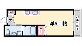 Giulia須磨浦III 301 ｜ 兵庫県神戸市須磨区須磨浦通６丁目（賃貸アパート1R・3階・20.76㎡） その2