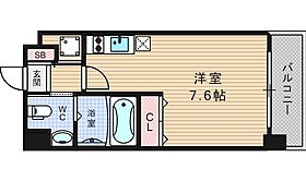 ドゥーエなんば南  ｜ 大阪府大阪市浪速区敷津西1丁目1-31（賃貸マンション1R・7階・23.47㎡） その2