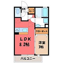 茨城県古河市本町2丁目（賃貸アパート1LDK・1階・29.44㎡） その2