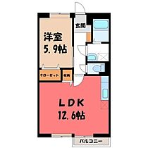 ライフサークルパート 5  ｜ 茨城県古河市原町（賃貸アパート1LDK・1階・47.23㎡） その2