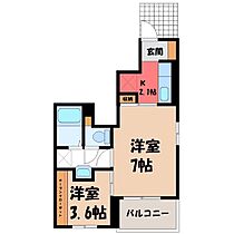 栃木県下都賀郡野木町大字丸林（賃貸アパート1K・1階・30.85㎡） その2