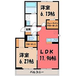 メゾン ドゥ キュンティア 2階/-