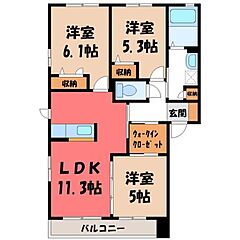 物件の間取り