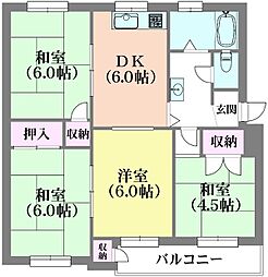神陵台北住宅69号棟 3階