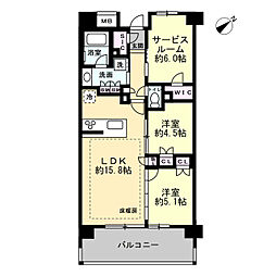 間取図画像 2SLDK
