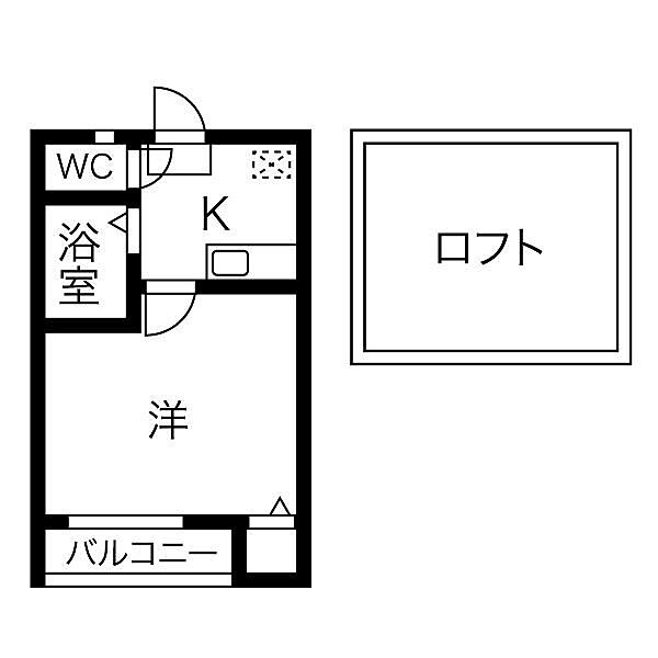 愛知県名古屋市西区名西１丁目(賃貸アパート1SK・1階・18.51㎡)の写真 その2