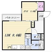 スマイル土古  ｜ 愛知県名古屋市港区土古町１丁目（賃貸アパート1LDK・1階・30.87㎡） その2