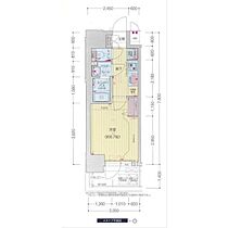 プレサンス太閤通ファシール  ｜ 愛知県名古屋市中村区太閤通５丁目（賃貸マンション1K・7階・23.79㎡） その2