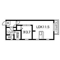 クラージュ本陣  ｜ 愛知県名古屋市中村区佐古前町（賃貸アパート1LDK・3階・35.00㎡） その2