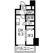 メイクスWアート名駅南III  ｜ 愛知県名古屋市中村区名駅南５丁目（賃貸マンション1DK・7階・25.58㎡） その2