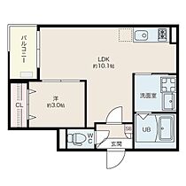 Jack biwajimaI  ｜ 愛知県名古屋市西区枇杷島３丁目（賃貸アパート1LDK・2階・32.10㎡） その2