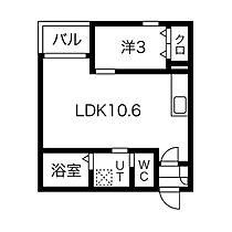 Warren shimokomeno III  ｜ 愛知県名古屋市中村区下米野町３丁目（賃貸アパート1LDK・3階・30.80㎡） その2