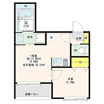 ラヴィアナ豊田本町  ｜ 愛知県名古屋市南区豊１丁目（賃貸アパート1DK・3階・26.10㎡） その2