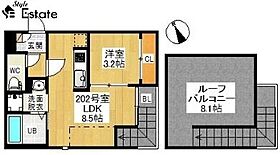 Grandtic　will  ｜ 愛知県名古屋市西区枇杷島１丁目（賃貸アパート1LDK・2階・29.35㎡） その2