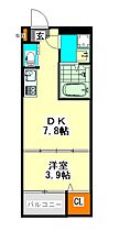 ハーモニーテラス野田  ｜ 愛知県名古屋市中川区野田１丁目（賃貸アパート1DK・3階・28.78㎡） その2