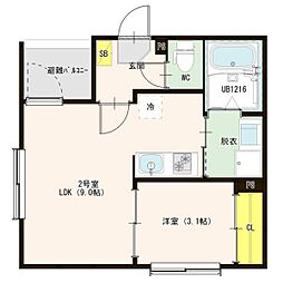 仮称）ハーモニーテラス烏森町四丁目C 2階