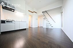 名古屋市営東山線 八田駅 徒歩6分の賃貸アパート 3階1SKのリビング/ダイニング