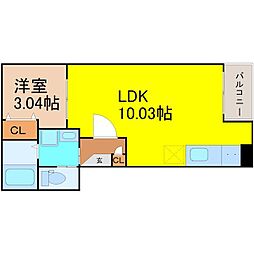 間取図画像 1LDK