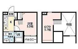 Caminoalta黄金 1SKの間取図画像