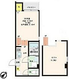 シンギュラリティ 1SKの間取図画像