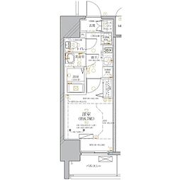 ディアレイシャス浅間町ステーションフロント 1Kの間取図画像