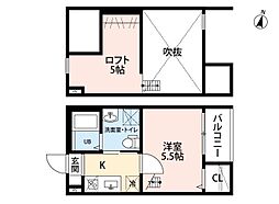 アソシエ3 1SKの間取図画像