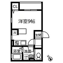 愛知県名古屋市昭和区川名本町５丁目（賃貸アパート1K・1階・24.01㎡） その2