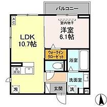 エルドラド  ｜ 愛知県名古屋市中村区角割町２丁目（賃貸アパート1LDK・2階・41.28㎡） その2