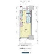 愛知県名古屋市中区新栄２丁目（賃貸マンション1K・14階・22.80㎡） その2