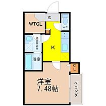 愛知県名古屋市中川区柳瀬町３丁目（賃貸アパート1K・1階・27.64㎡） その2