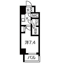 愛知県名古屋市中区金山２丁目（賃貸マンション1K・3階・25.20㎡） その2